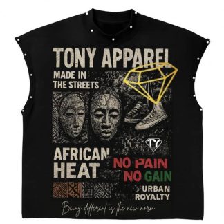 AFRICAN HEAT SLEEVELESS